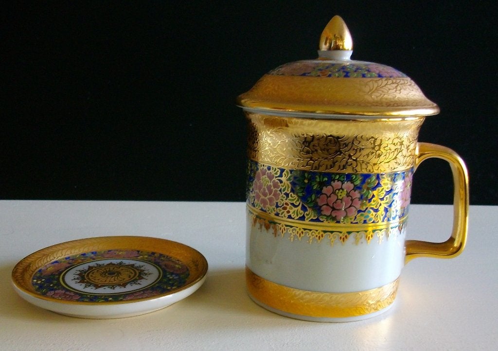 Pipatana Benjarong Thailand tee-set, Ophalen of Verzenden