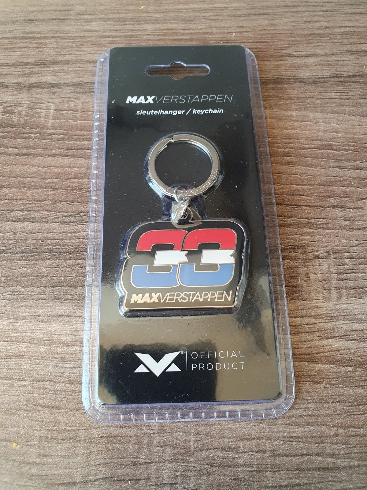 Te koop een max verstappen sleutelhanger met nr 33, Ophalen of Verzenden, Nieuw, Formule 1