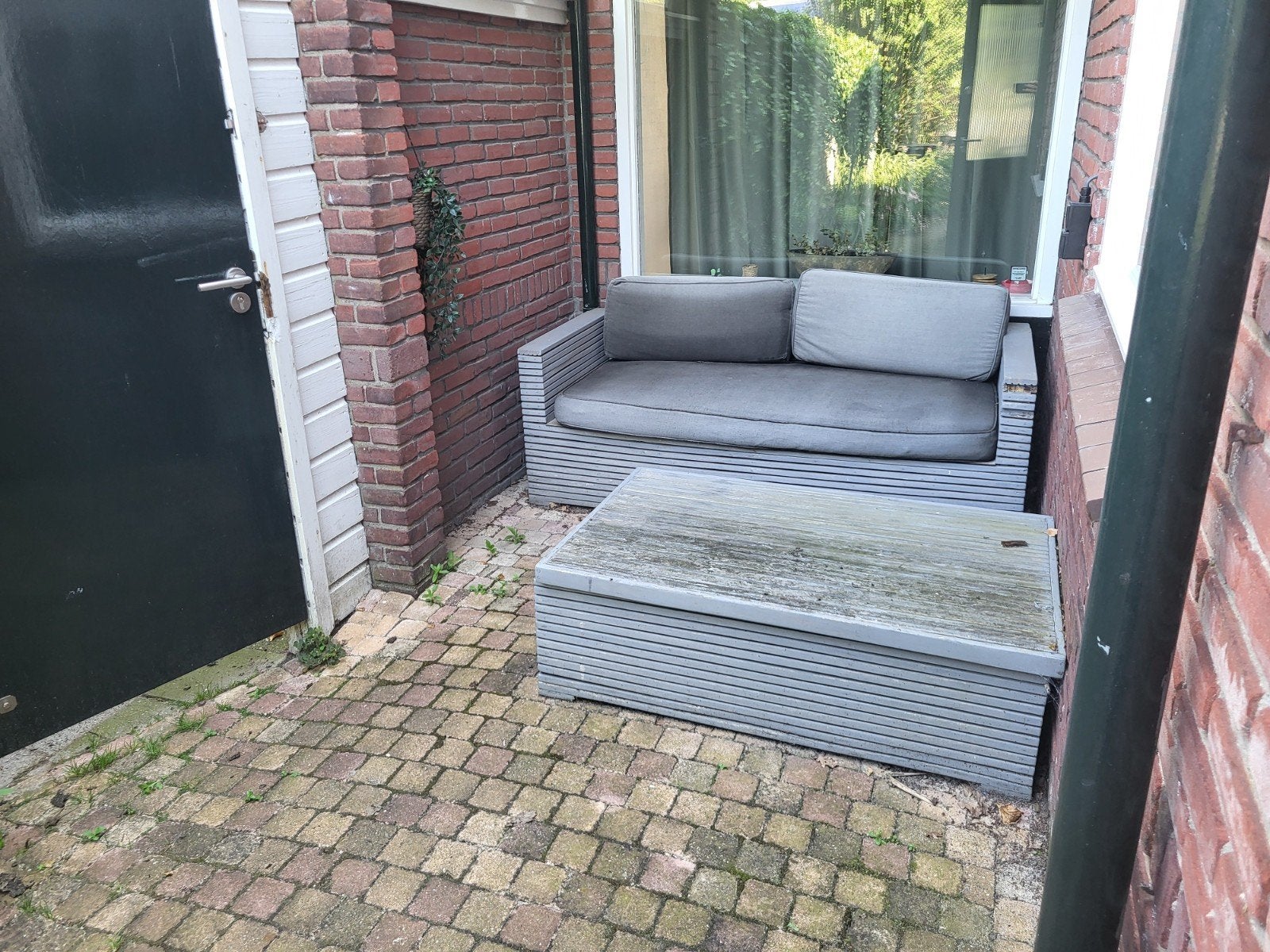 Gratis af te halen loungeset, Ophalen, Gebruikt, Kunststof