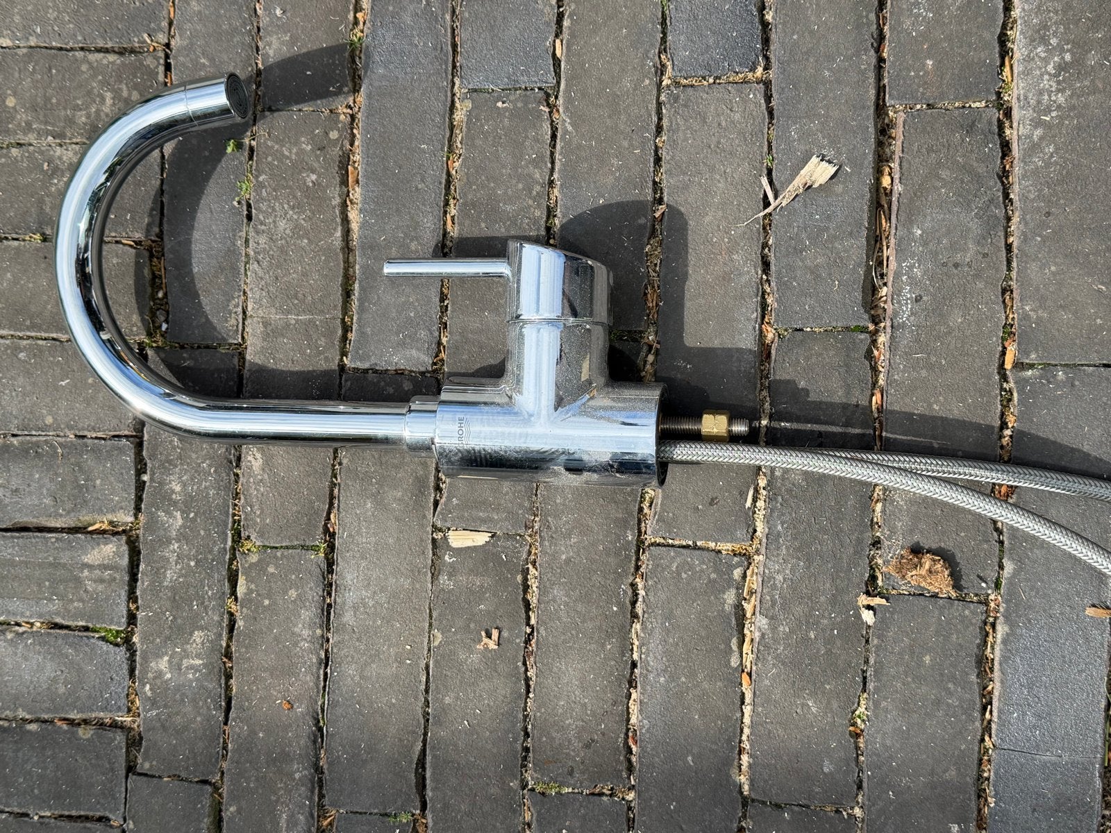 Grohe Wastafelkraan - Chroom, Ophalen, Gebruikt, Chroom, Kraan