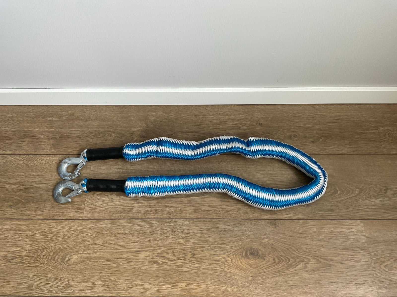 Sleepkabel elastisch treklijn met metalen veiligheidshaken, Ophalen of Verzenden, Gebruikt