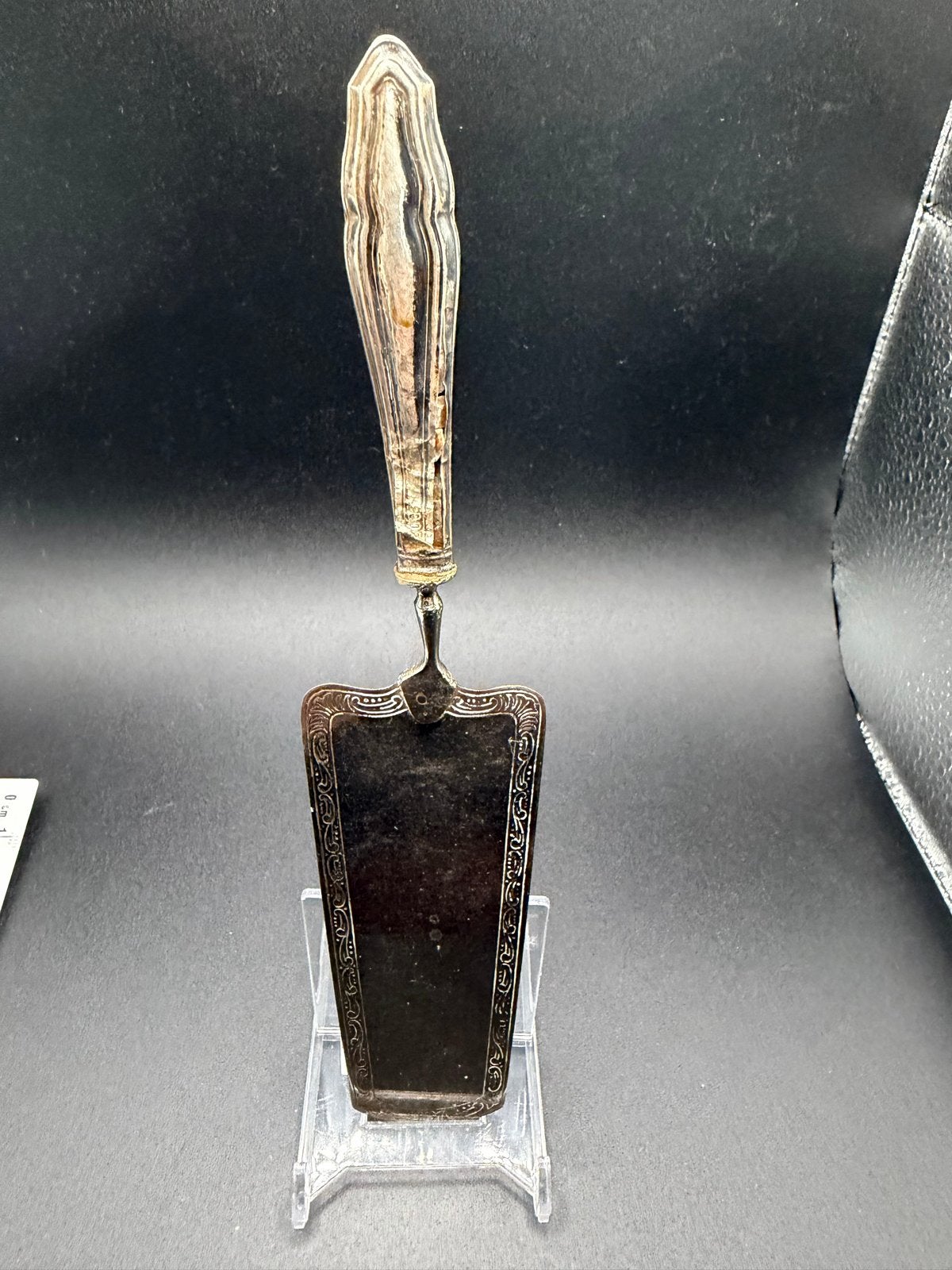 Curiosa: Taartschep met '800' zilvermerk en verhaal, Antiek en Kunst, Ophalen of Verzenden