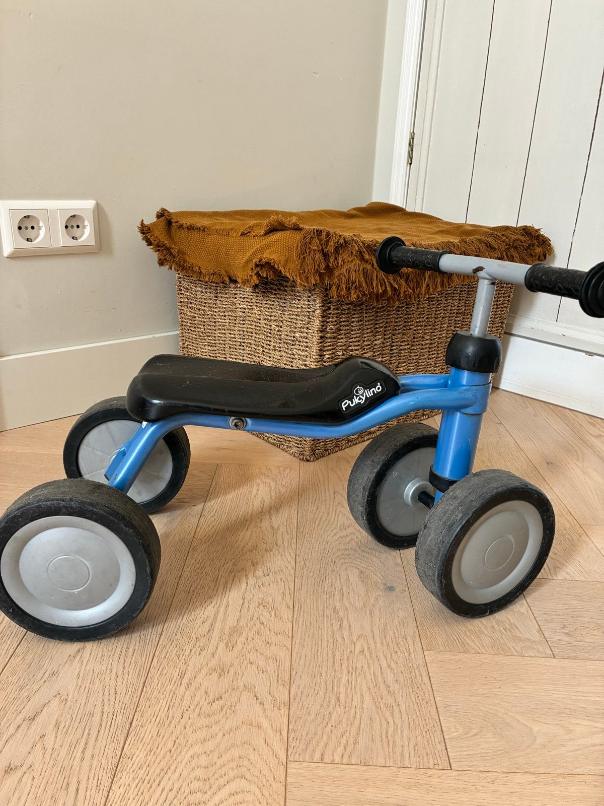 Puky Pukylino loopfiets - Blauw, Kinderen en Baby's, Speelgoed | Buiten | Voertuigen en Loopfietsen, Ophalen, Gebruikt, Loopfiets