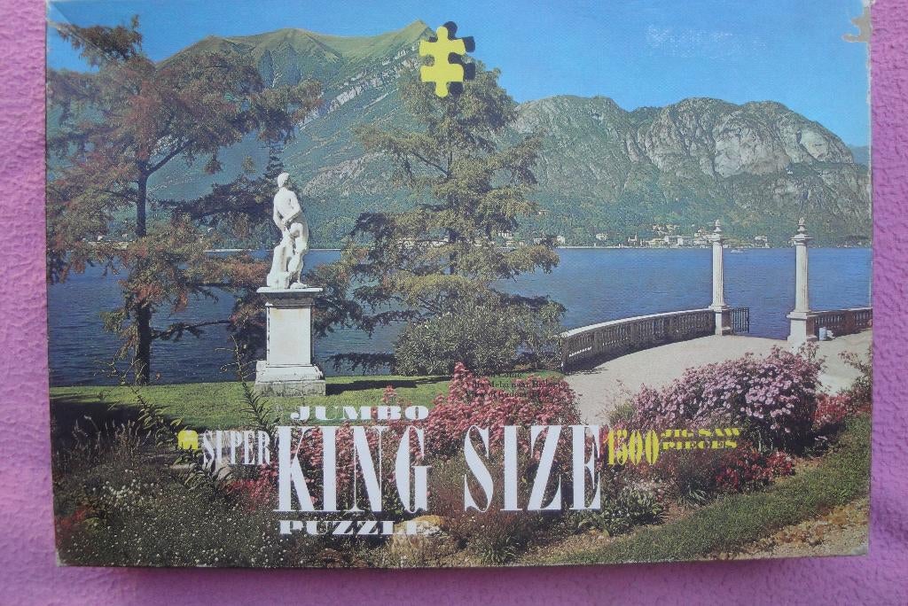 JUMBO SUPER KING SIZE JIG SAW PUZZLE 1.500st. voor 2,95euro, Ophalen of Verzenden, 500 t/m 1500 stukjes, Gebruikt, Legpuzzel