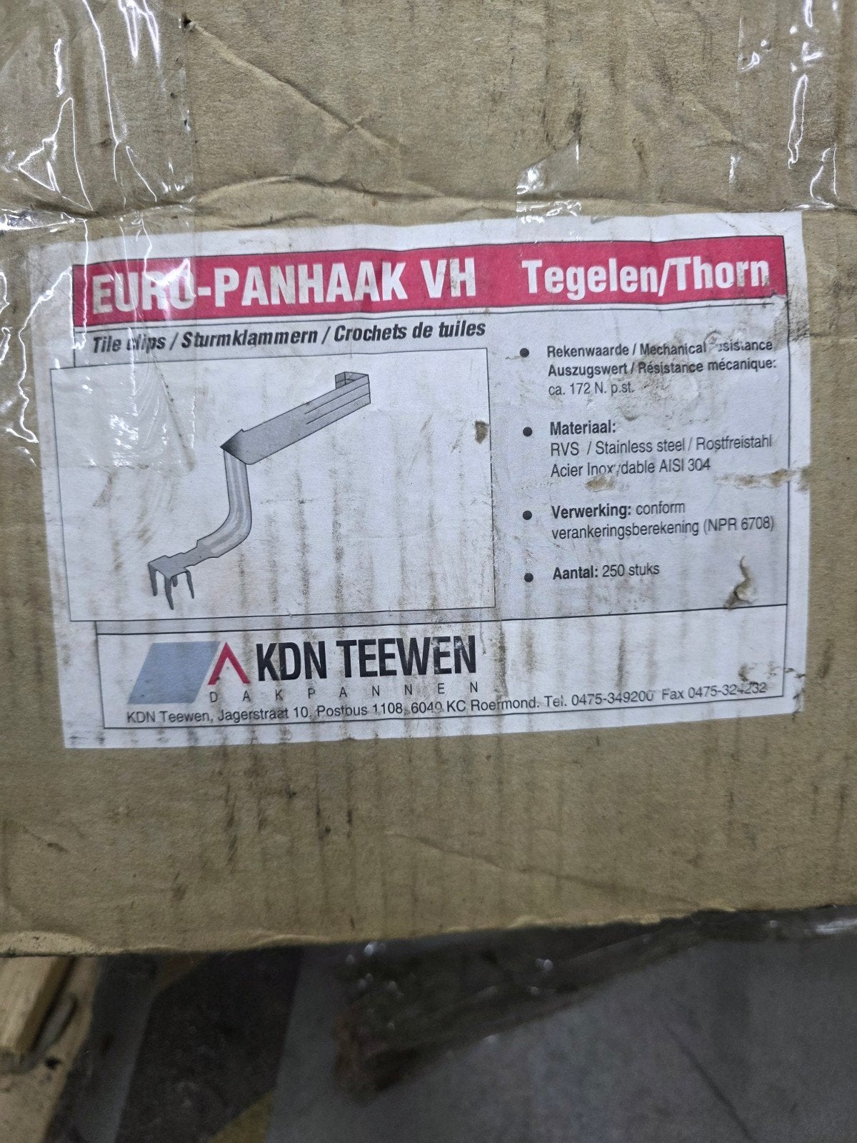Dakpanhaken voor Koramic VH variabel en klassiek, Doe-het-zelf en Verbouw, Ophalen of Verzenden