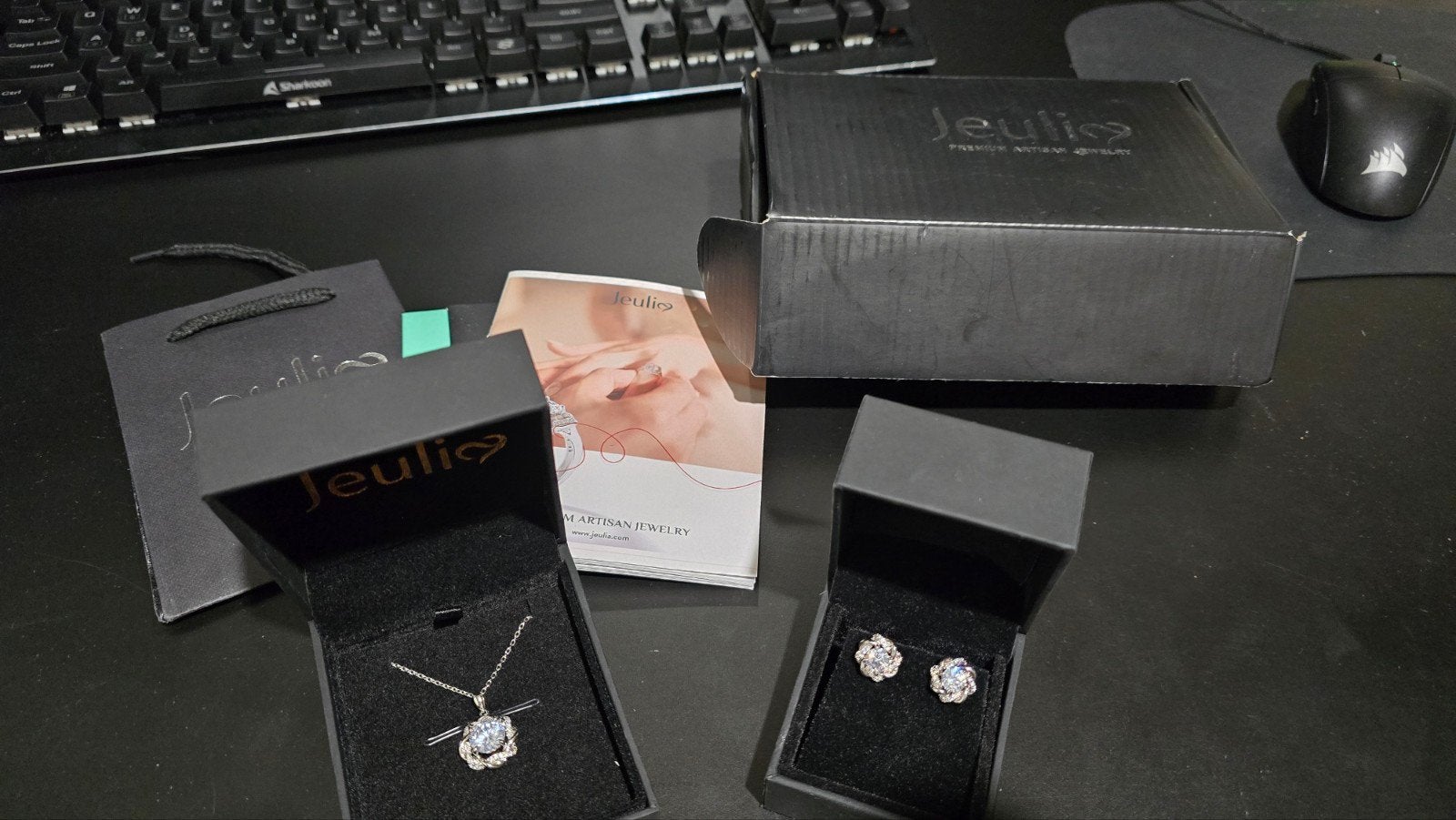Jeulia Sieraden set, Sieraden, Tassen en Uiterlijk, Antieke sieraden, Ophalen of Verzenden, Overige materialen