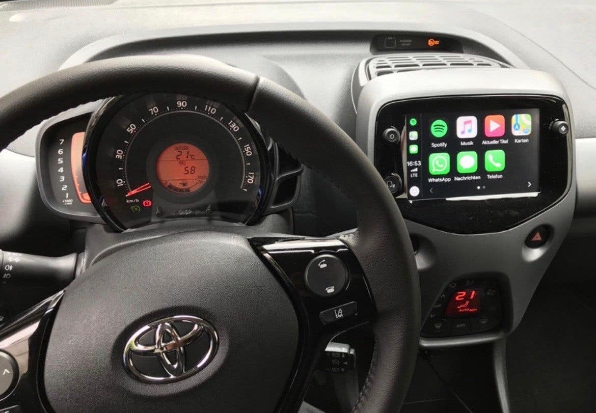 Aygo, C1 en 108 Apple CarPlay NAV + installatie, Ophalen, Zo goed als nieuw