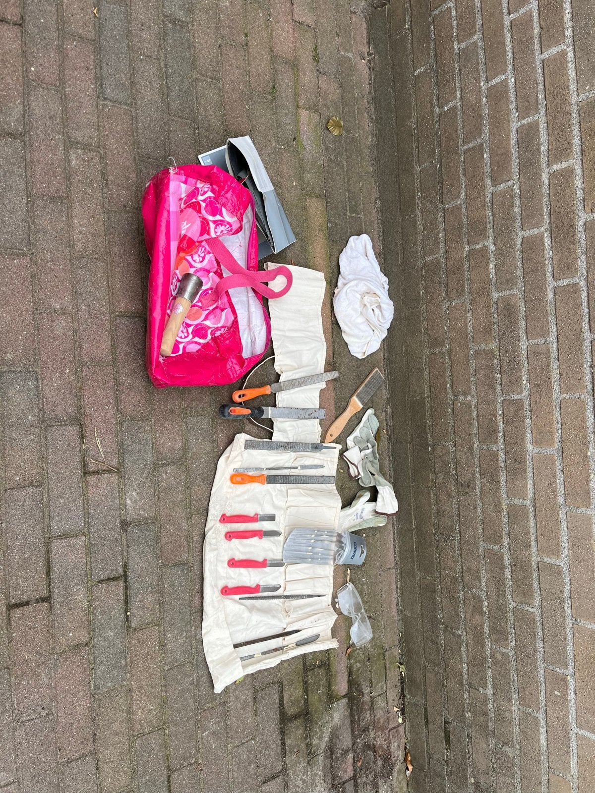 Houtbewerkings gereedschap, Ophalen, Gebruikt