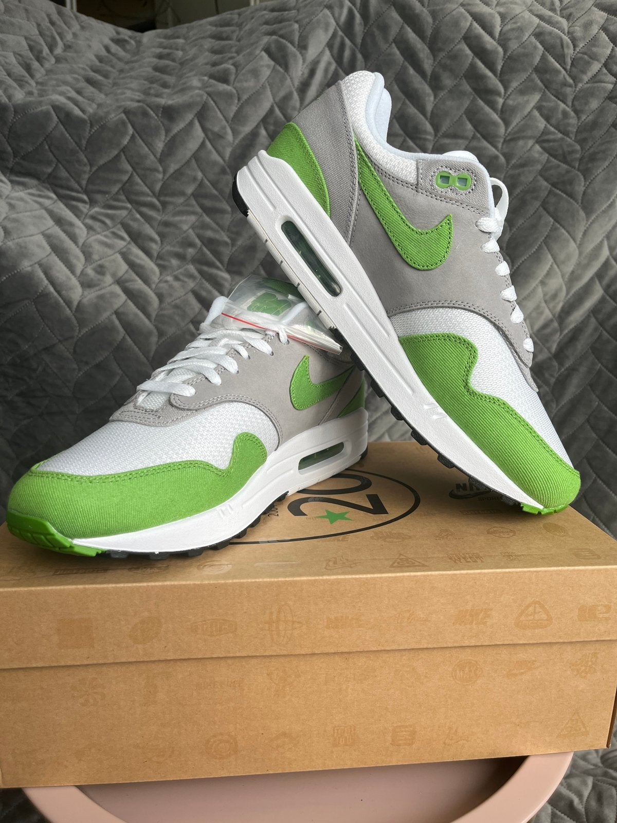 Nike Air Max 1 Patta 20th Anniversary Chlorophyll, Wit, Nieuw, Ophalen of Verzenden, Sneakers of Gympen