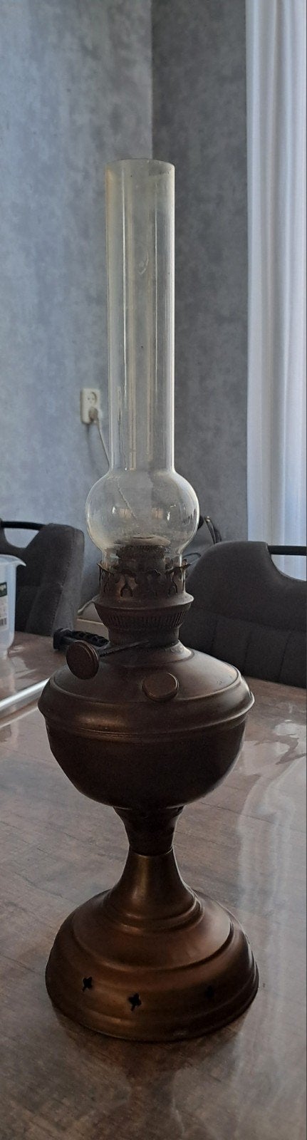 Olielamp, Ophalen