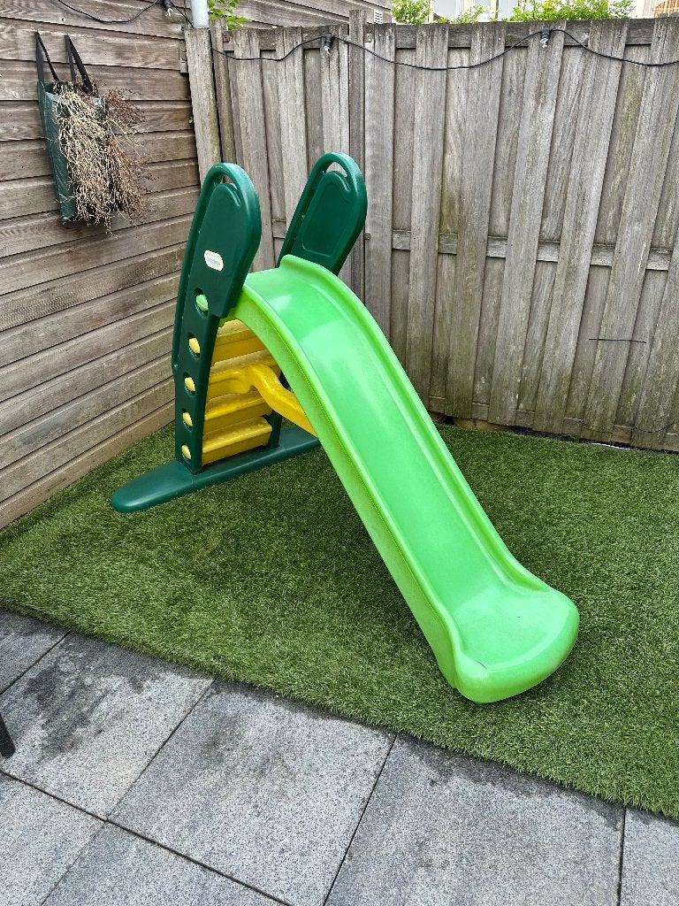 Little Tikes Glijbaan - Groen/Geel, Kinderen en Baby's, Speelgoed | Buiten | Speeltoestellen, Ophalen, Gebruikt, Glijbaan
