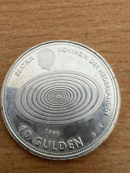 Te koop 10 gulden Beatrix, Koningin Beatrix, Zilver, Ophalen of Verzenden, Losse munt