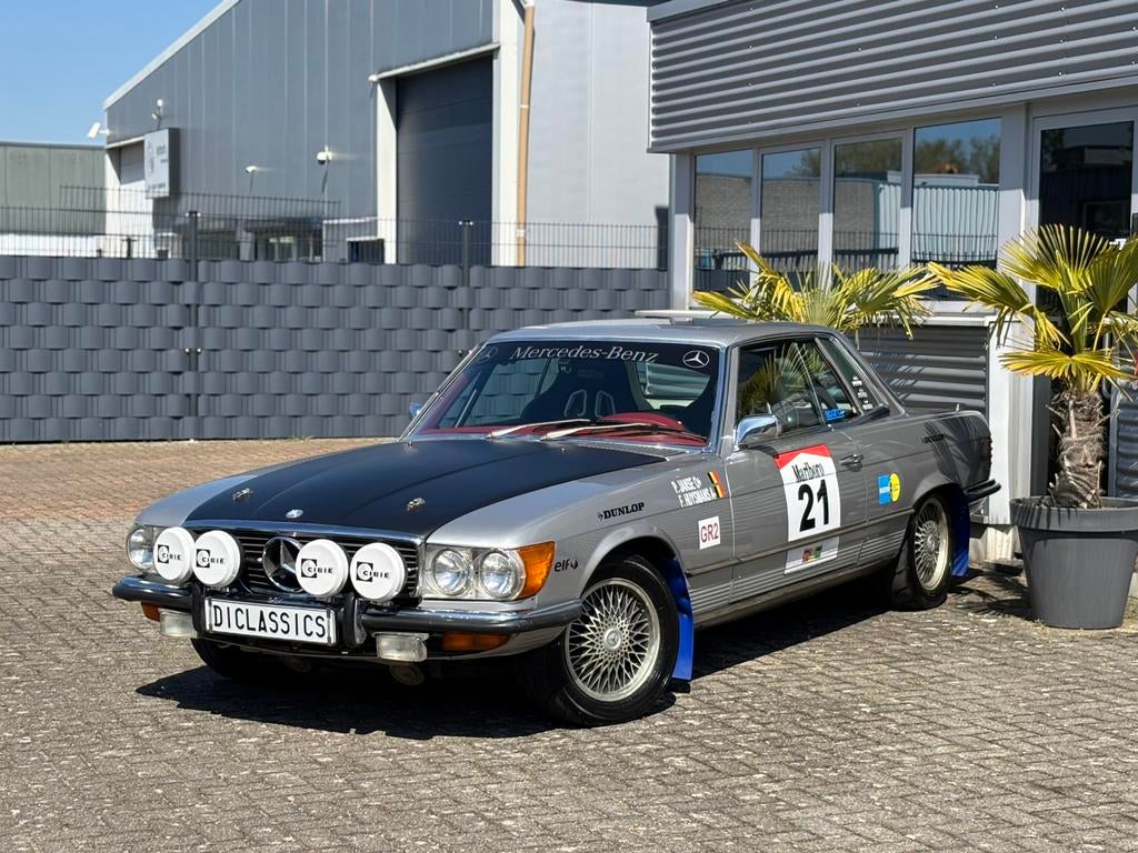 Mercedes-Benz SL-klasse 450 SLC Coupe Rally 1972!!, Auto's, Automaat, Achterwielaandrijving, 8 cilinders, Zilver of Grijs
