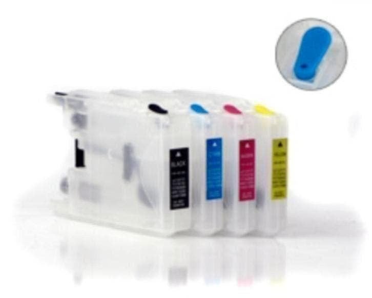 Hervulbare cartridges Alternatief Brother LC-1220 LC-1240, Ophalen of Verzenden, Nieuw, Toner