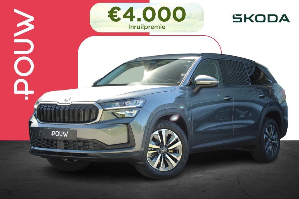 Skoda Kodiaq 1.5 TSI 204pk PHEV Edition | Trekhaak Wegklapba, Auto's, Skoda, 12 maanden, Stof, 1498 cc, Euro 6