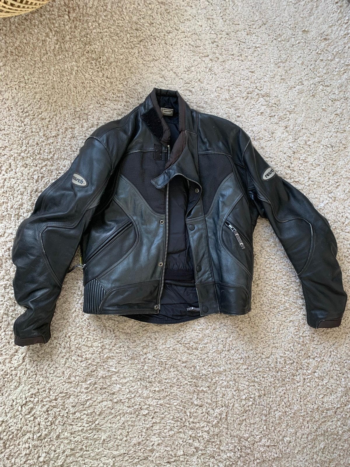 Motorjas maat 50 reusch, Motoren, Kleding | Motorkleding, Ophalen, Tweedehands, Jas | textiel