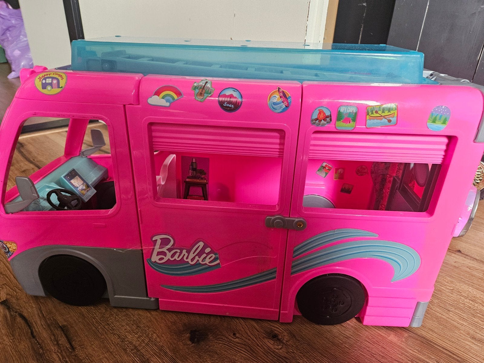 Barbie Campervan - Roze Speelgoed Camper, Ophalen, Gebruikt, Meisje