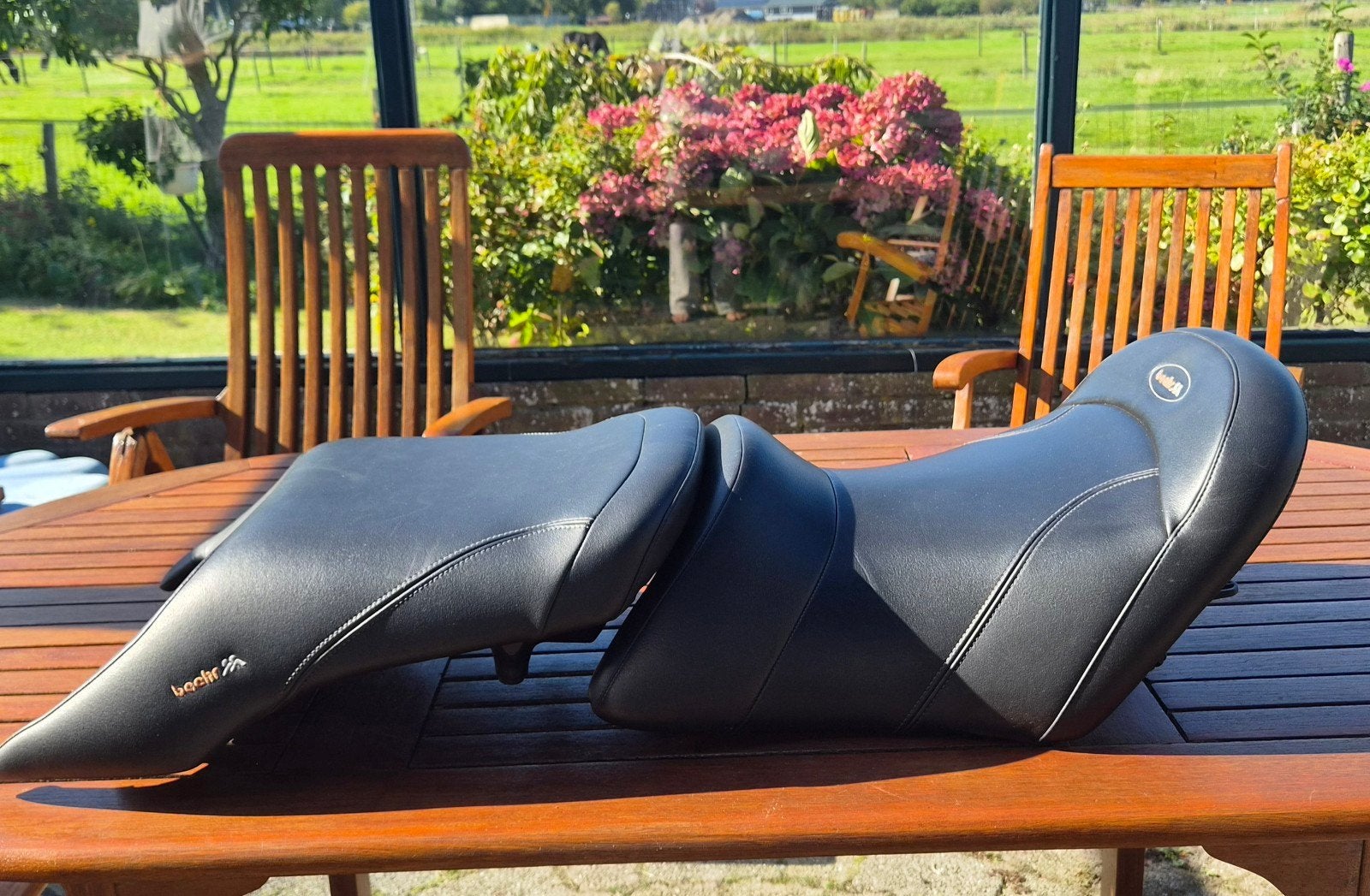 RTBaehr zadel/buddyseat zwart leer BMW 1200 RT, Motoren, Ophalen