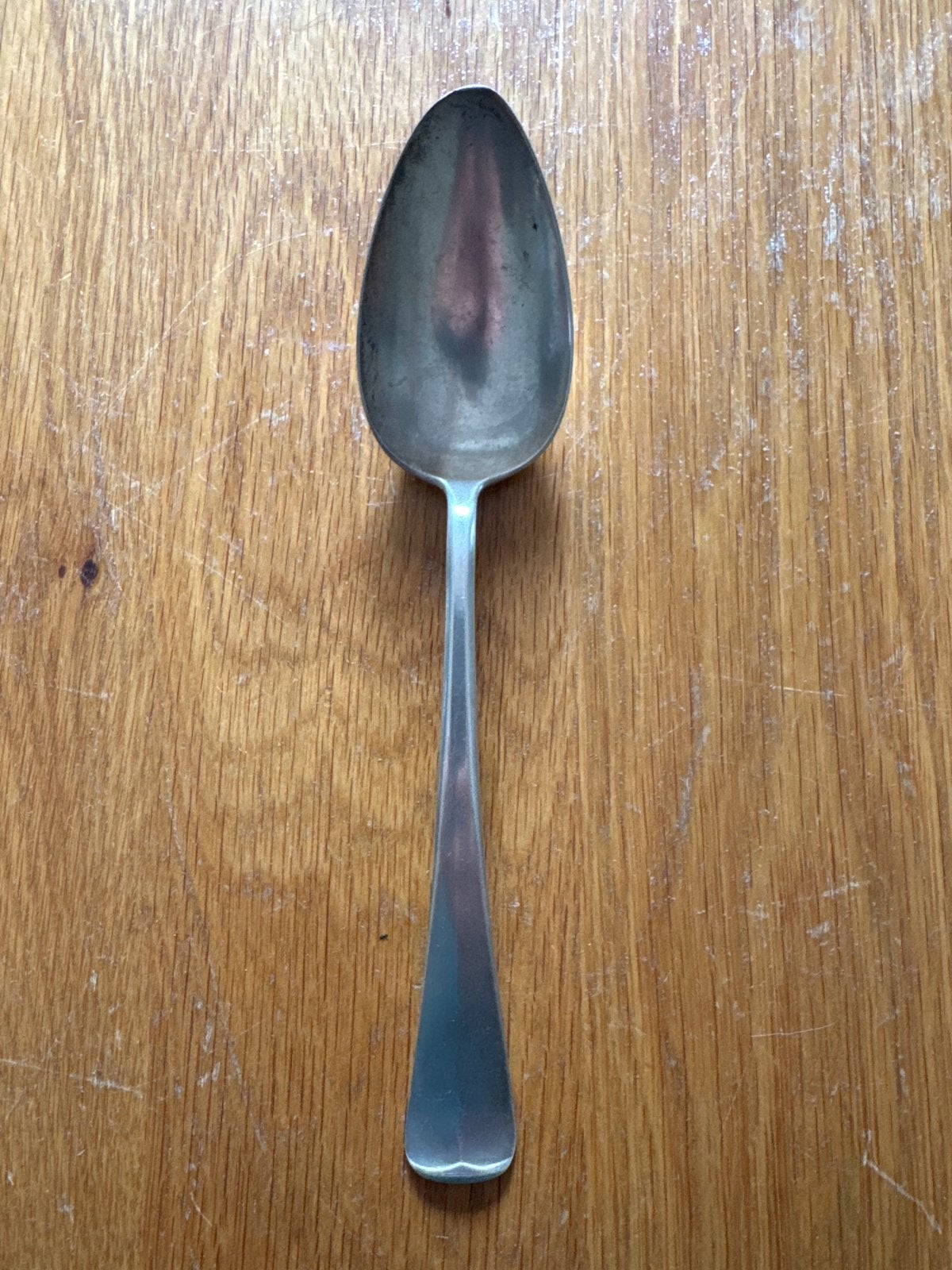 Antieke Zilveren Lepel - 48 gram, 21 cm, Ophalen of Verzenden