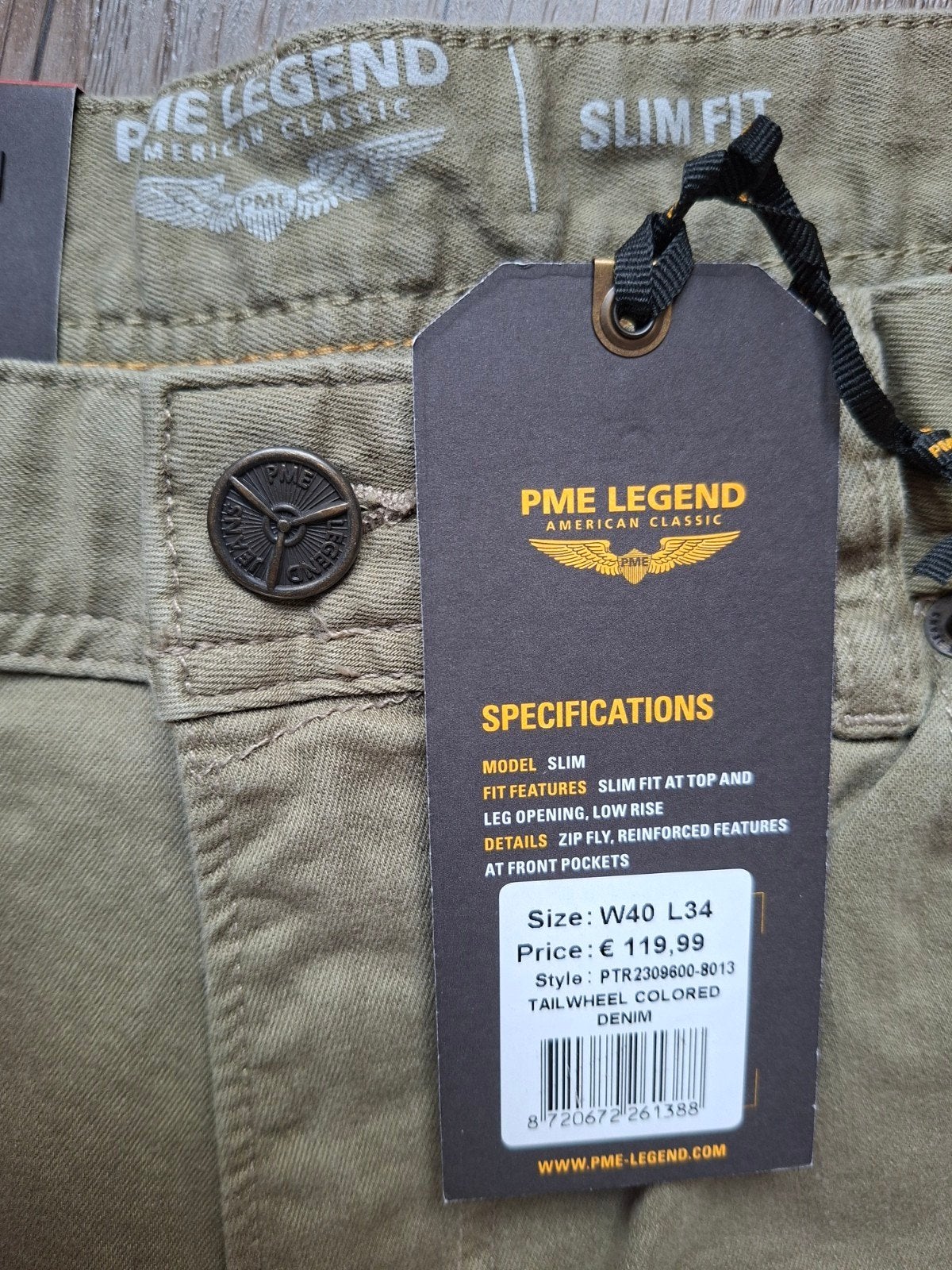 PME LEGEND Tailwheel jeans W40 L34 3 voor €149,95, Overige kleuren, Nieuw, Ophalen of Verzenden, W40 - W42 (confectie 56/58)
