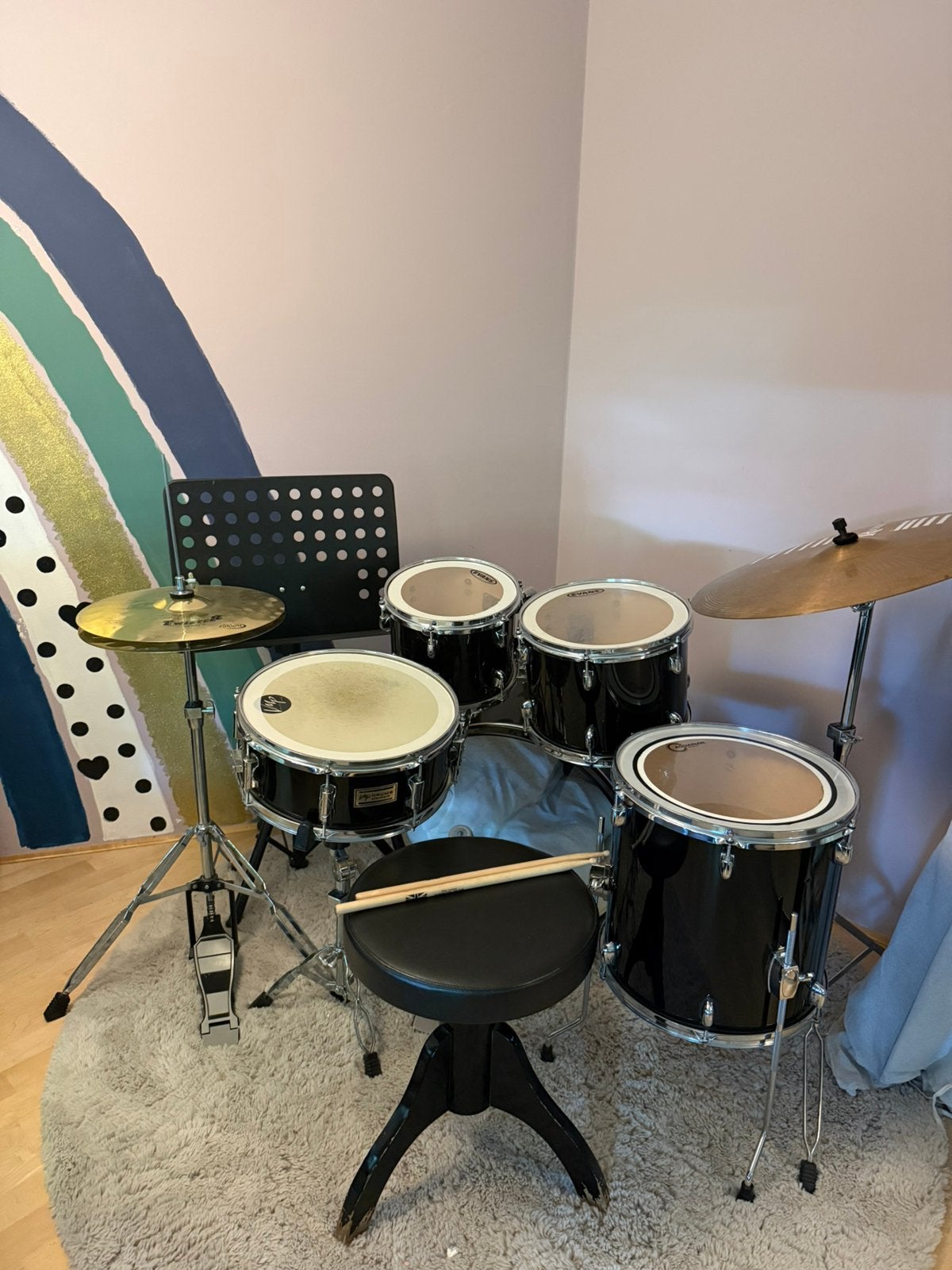 Drumstel, Muziek en Instrumenten, Drumstellen en Slagwerk, Ophalen, Gebruikt, Overige merken