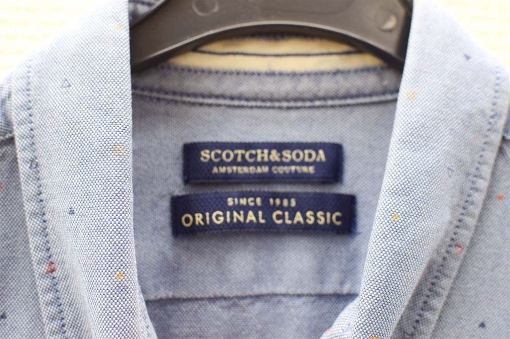 Scotch & Soda spijkerblouse 47935, Ophalen of Verzenden, Gedragen, Blauw