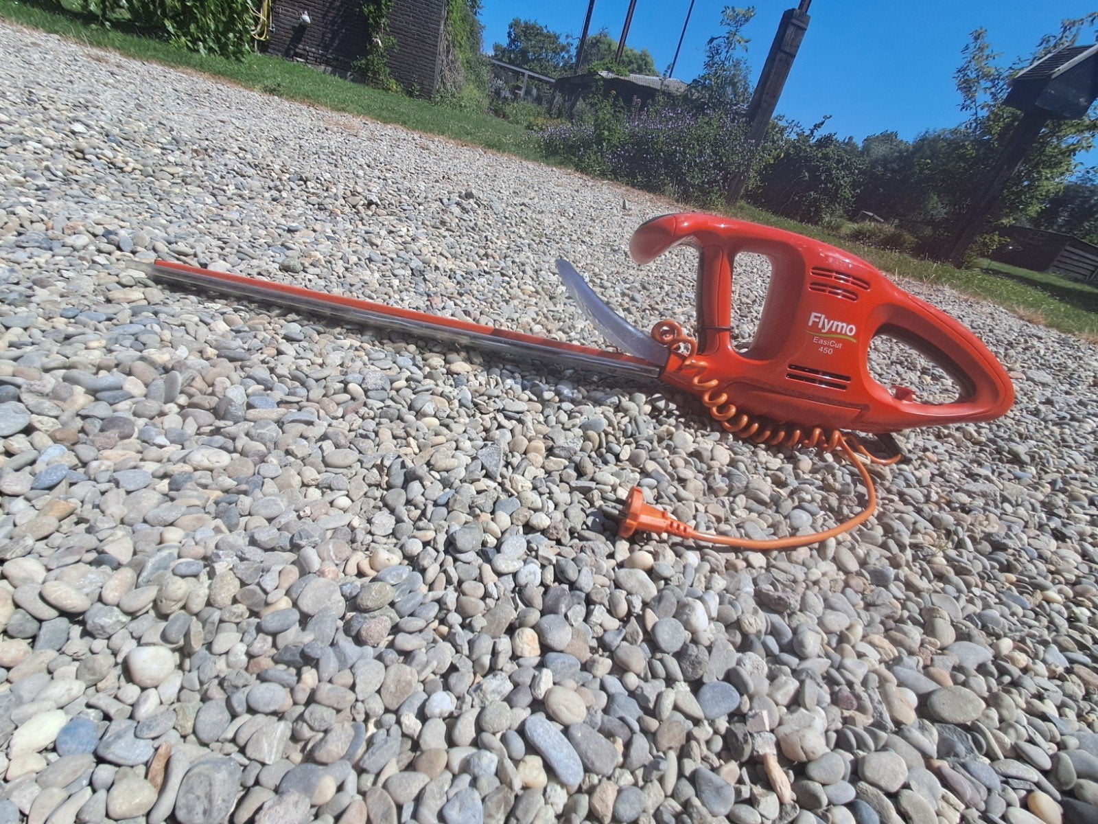 Flymo heggenschaar 50 cm - Zo goed als nieuw, Ophalen of Verzenden, Zo goed als nieuw, Elektrisch, Flymo
