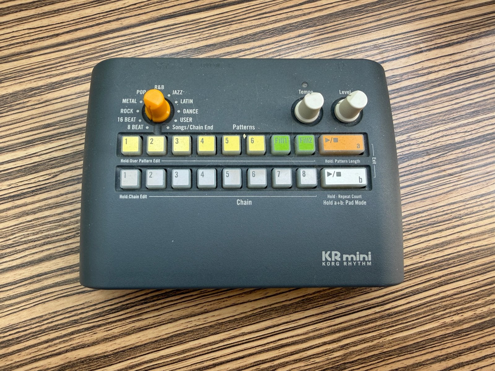 Korg KR mini drumcomputer, Muziek en Instrumenten, Ophalen of Verzenden, Zo goed als nieuw, 61 toetsen, Korg