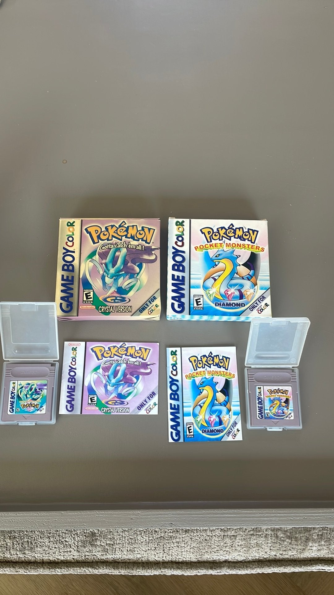 Gameboy colour spellen pokemon gameboy, Avontuur en Actie, 1 speler, Ophalen of Verzenden, Zo goed als nieuw