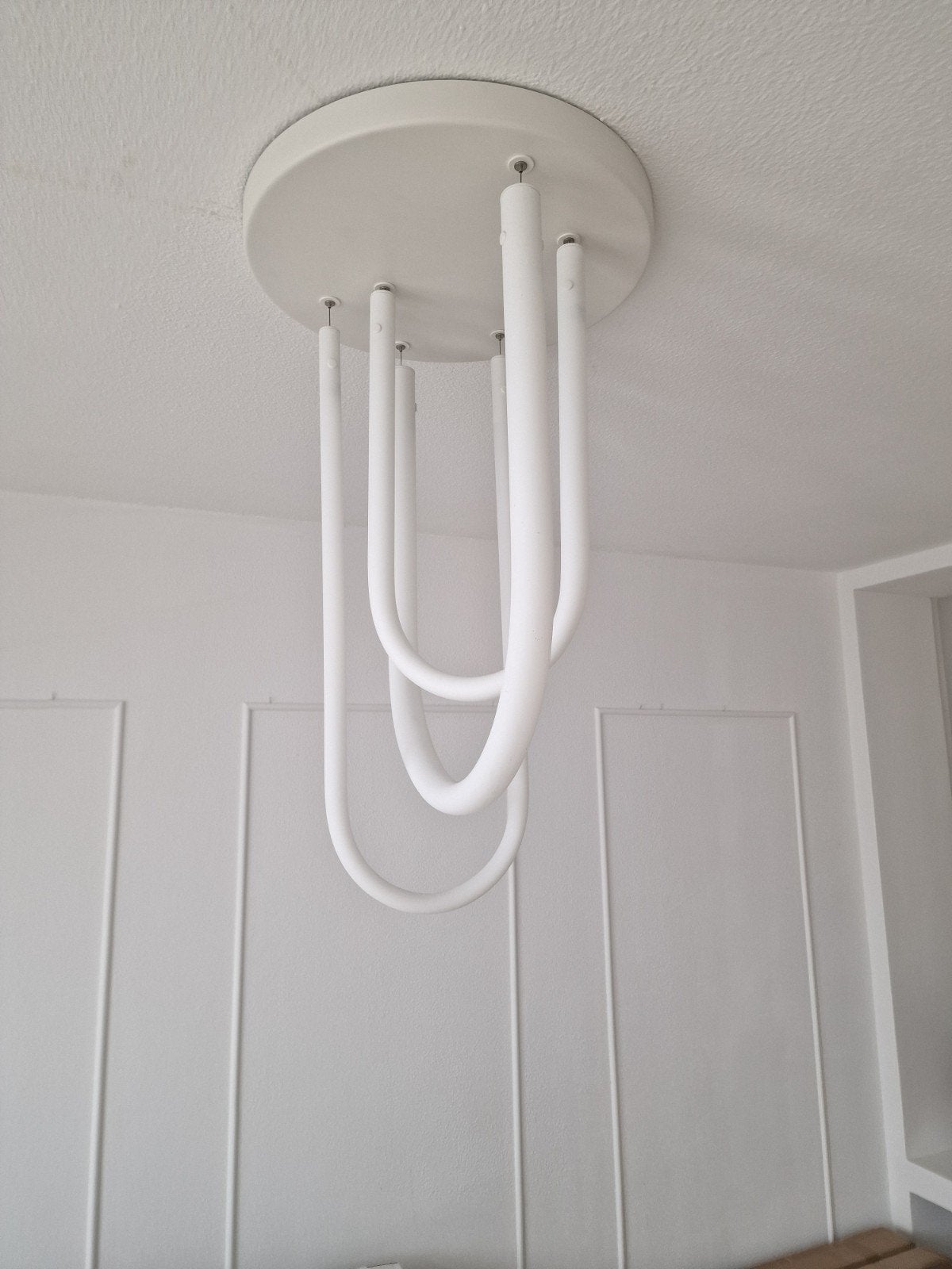 IKEA VARMBLIXT LED- hanglamp (Sabine Marcelis) japandi, Ophalen, Zo goed als nieuw, Glas, Japandi