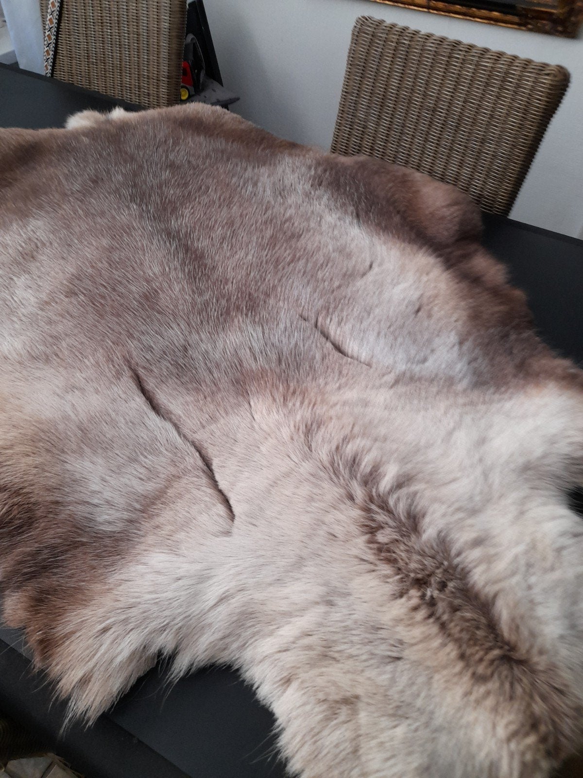 rendiervel, Ophalen, Zo goed als nieuw, Rechthoekig, 50 tot 100 cm