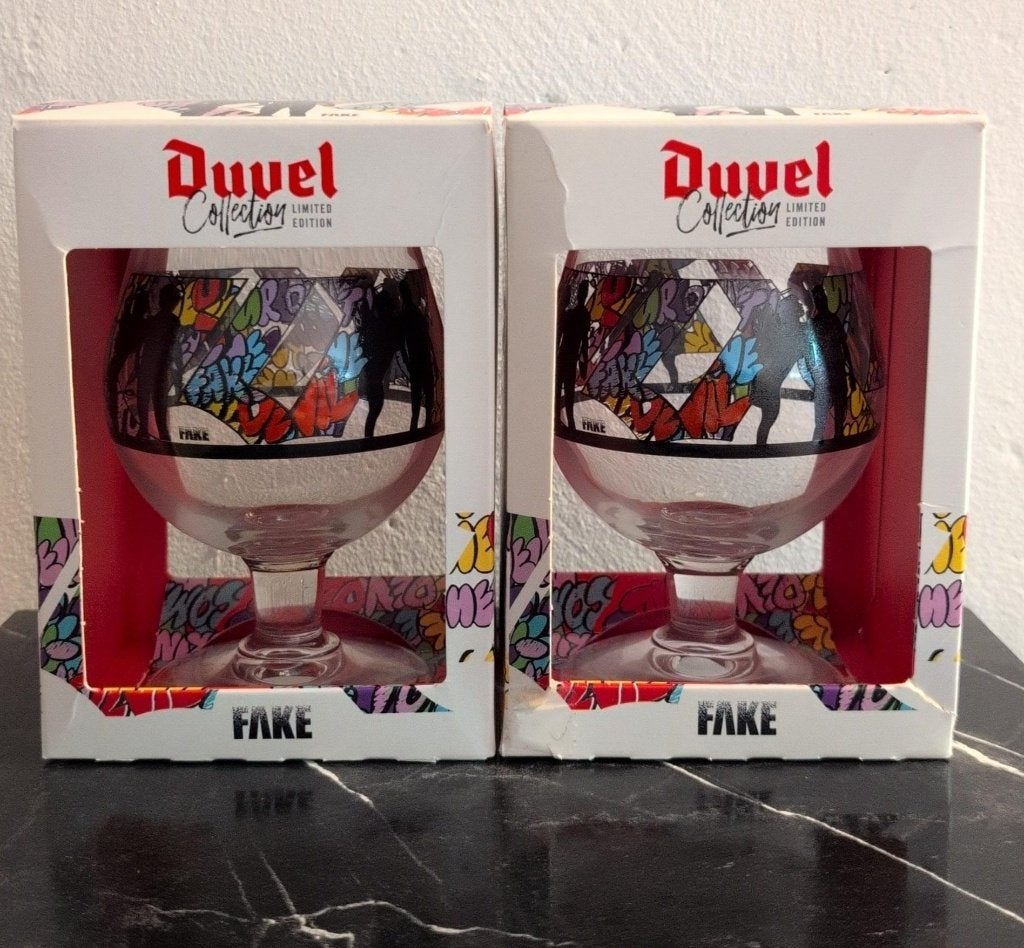 Duvel Limited Edition Fake Glazen, Ophalen of Verzenden, Nieuw, Glas of Glazen, Duvel