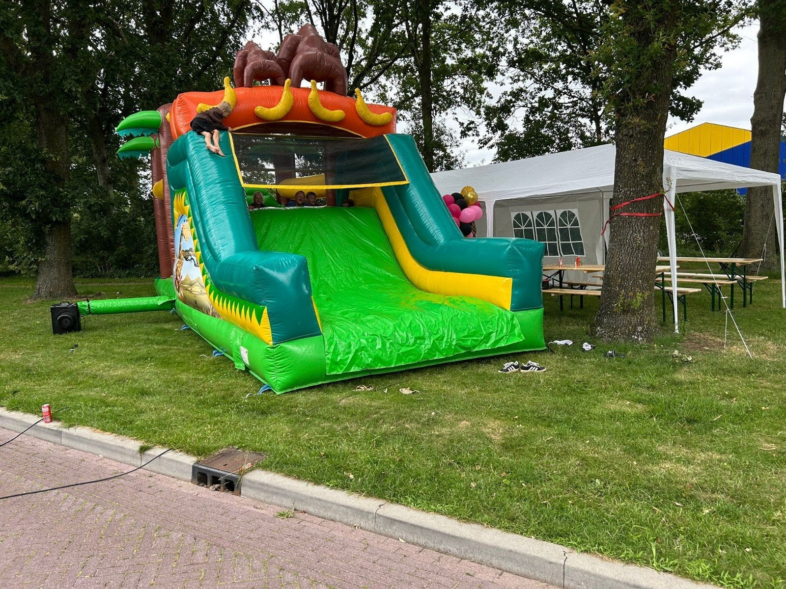 TE HUUR;  Jungle Stormbaan, Ophalen of Verzenden