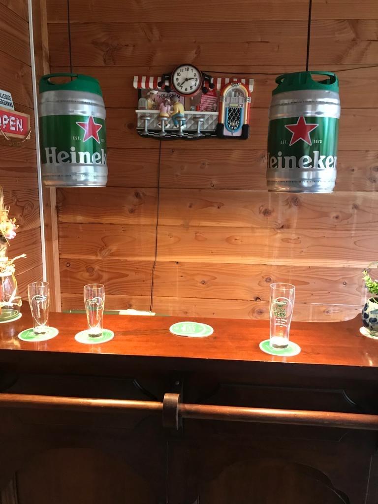Heineken Verlichting van biervaten - Uniek en sfeervol, Huis en Inrichting, Lampen | Overige, Nieuw, Ophalen of Verzenden