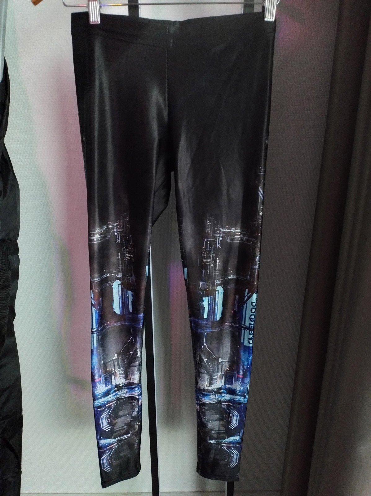 Cyberdog Cityscape legging, Legging, Maat 36/38 (S), Zwart, Ophalen of Verzenden