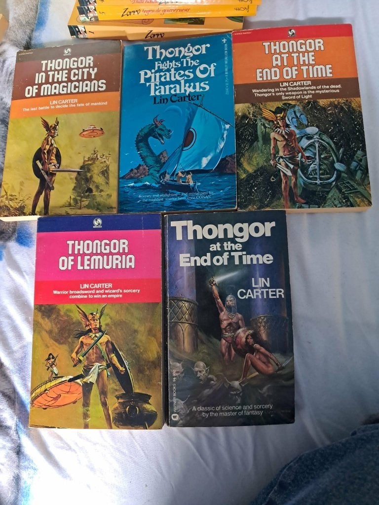 Div thongor pockets, Ophalen, Gelezen, Lin Carter