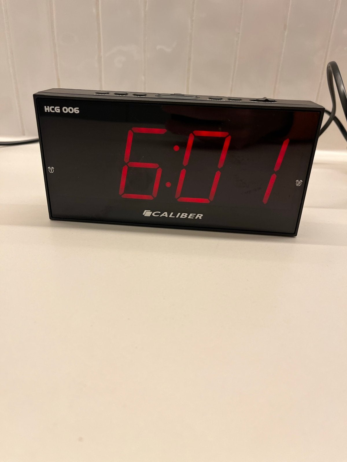 HCG006 Digitale Wekker met Instelbare Snooze & Dimbaar Displ