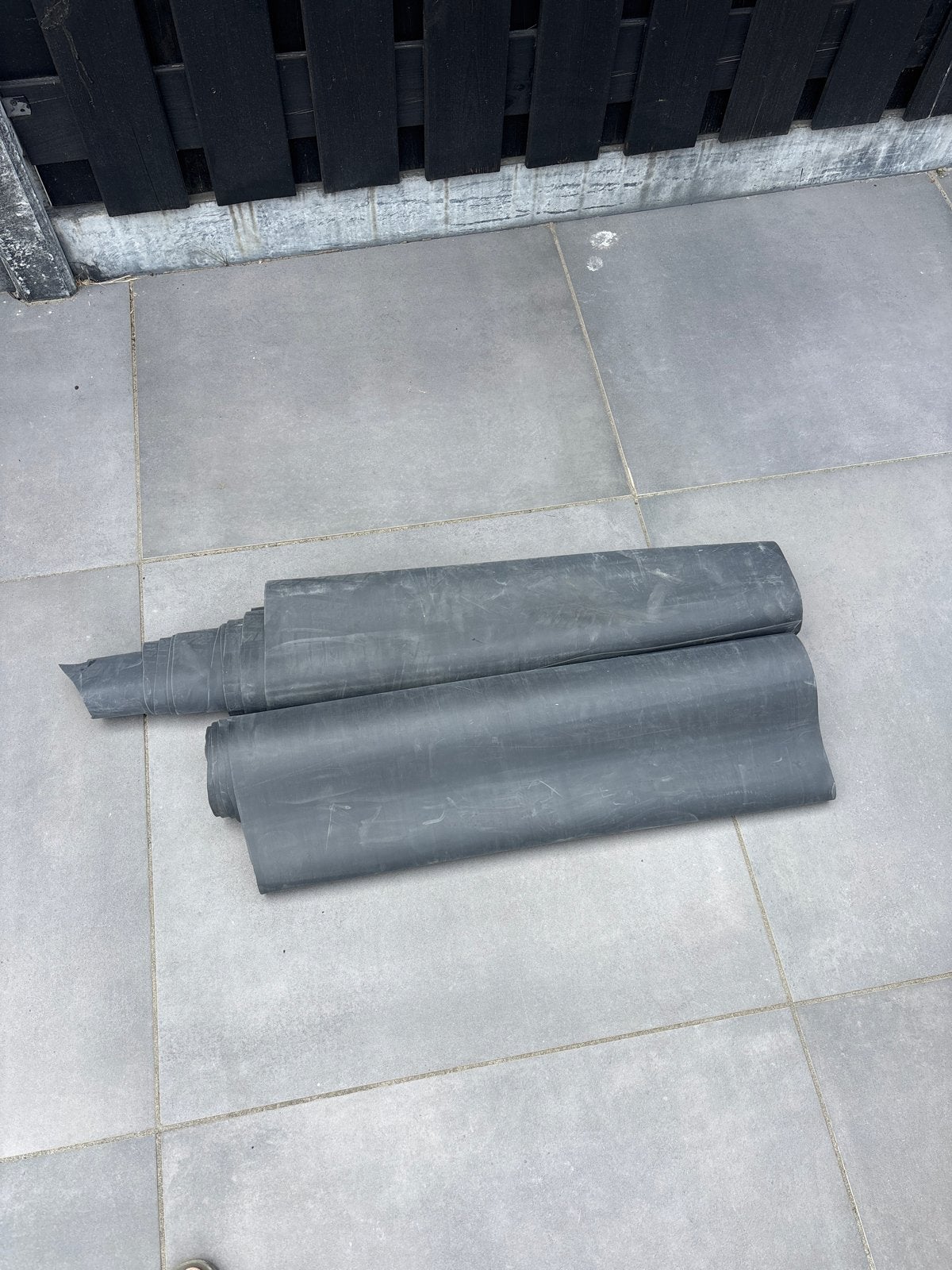 EPDM rubberfolie 1 meter breed, 14 meter lang, Kunststof, 10 tot 15 m², Zwart, Overige typen
