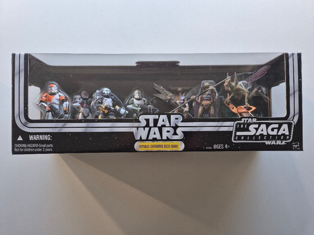 Star Wars TSC Republic Commando Delta Squad + Scorch, Ophalen of Verzenden, Nieuw, Actiefiguurtje