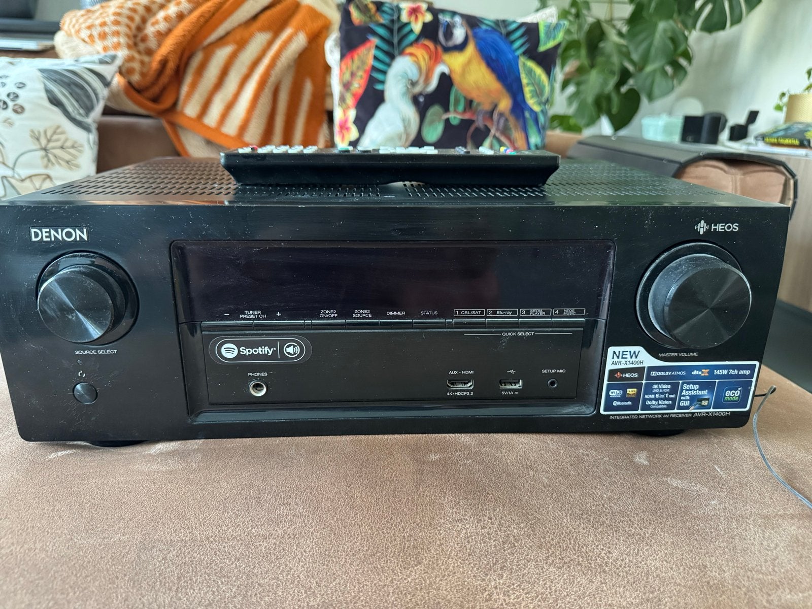 Denon AVR-X1800H AV-receiver, Denon, Ophalen of Verzenden, Zo goed als nieuw, 60 tot 120 watt