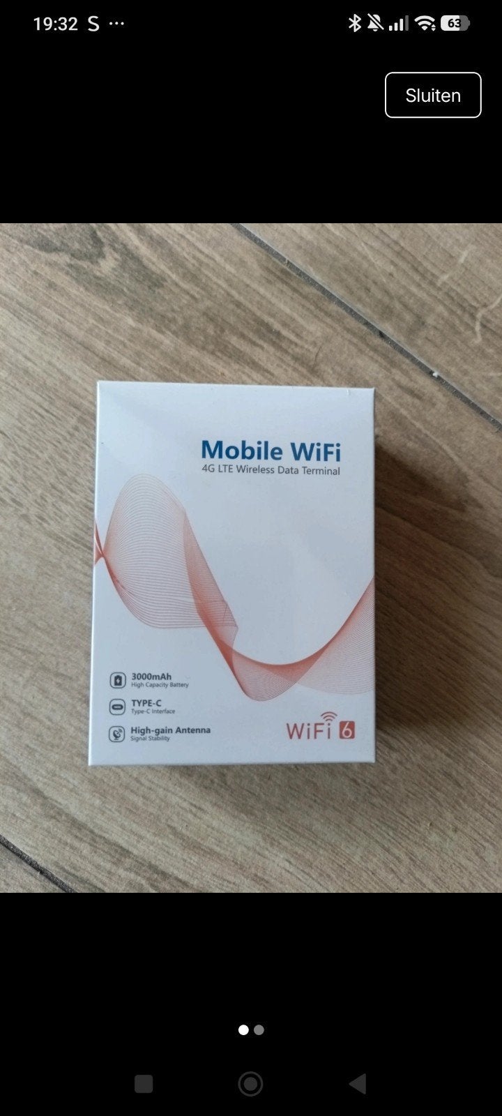 4G LTE Advanced Mobiele WiFi Hotspot Router, Ophalen of Verzenden, Nieuw, Router, Onbekend