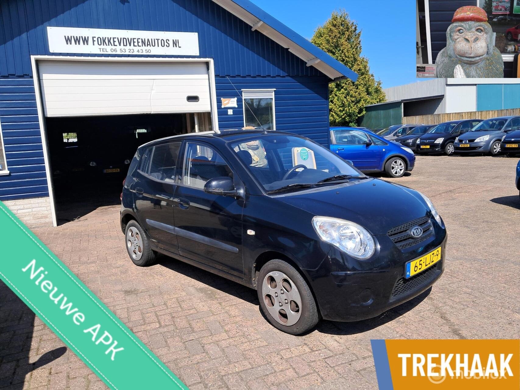 Kia Picanto 1.0 X-pect Garantie, alle inruil mogelijk, Auto's, 4 cilinders, 400 kg, Electronic Stability Program (ESP), Zwart