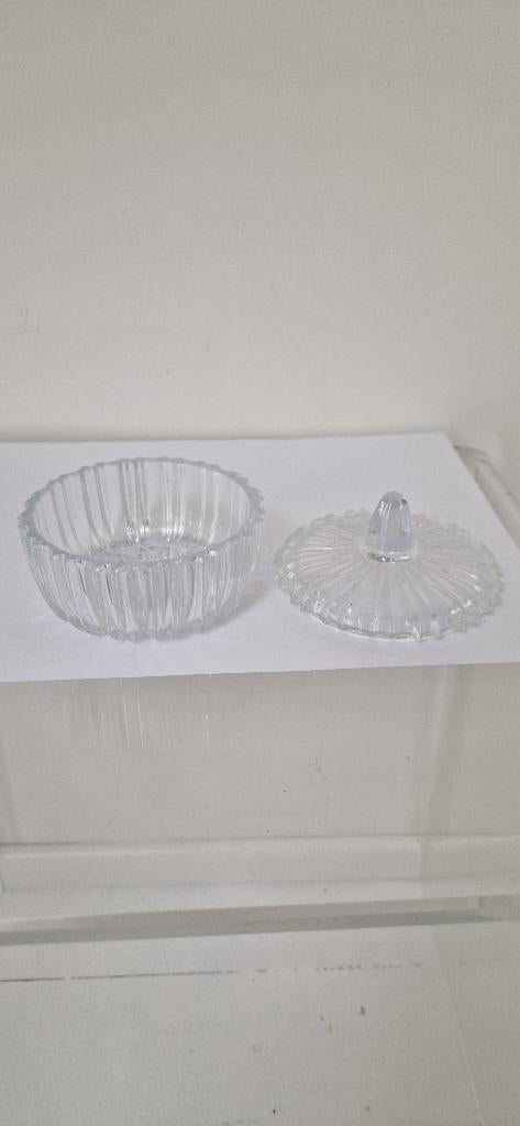 Glazen antieke suikerpot, Antiek en Kunst, Antiek | Glas en Kristal, Ophalen of Verzenden