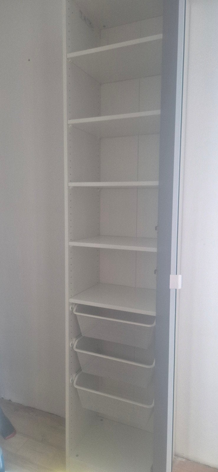 IKEA PAX Kledingkast - H236xB50xD35 cm met planken en lades, Ophalen, 200 cm of meer, Met lade(s), 50 tot 100 cm