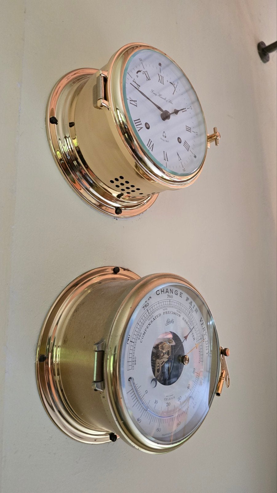 Scheepsbouw en Barometer, Ophalen, Zo goed als nieuw, Barometer