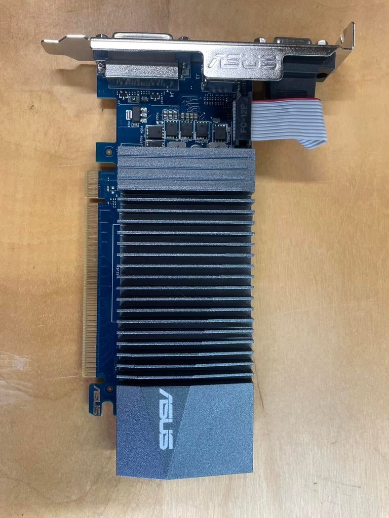 Asus GT710-SL 1GB, Computers en Software, Videokaarten, Ophalen of Verzenden, Gebruikt, Nvidia