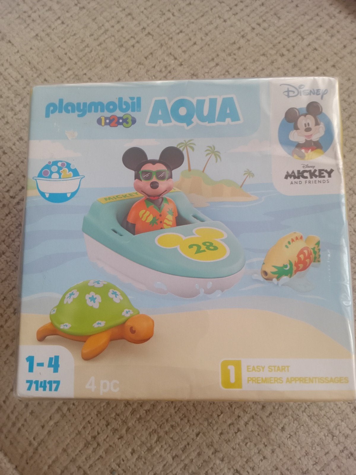 Playmobil 1.2.3 Aqua Disney Mickey's Boot Nieuw in Doos, Ophalen of Verzenden, Nieuw, Jongen of Meisje