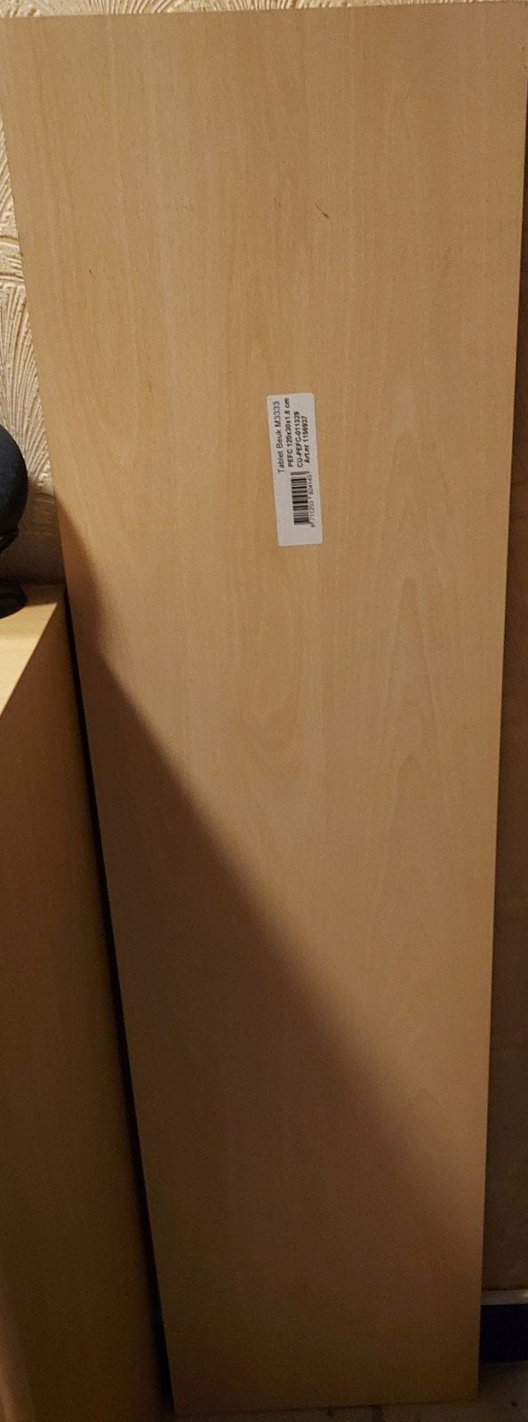 Nieuwe Beuken Plank 120x30x1.8 cm, Doe-het-zelf en Verbouw, Ophalen, Minder dan 25 mm, Nieuw, Plank