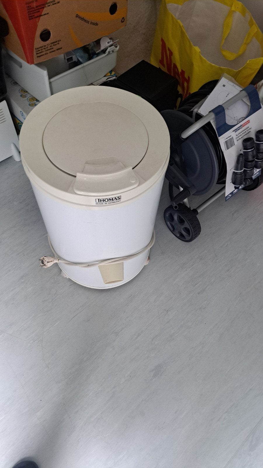 centrifuge, Ophalen, Kunststof