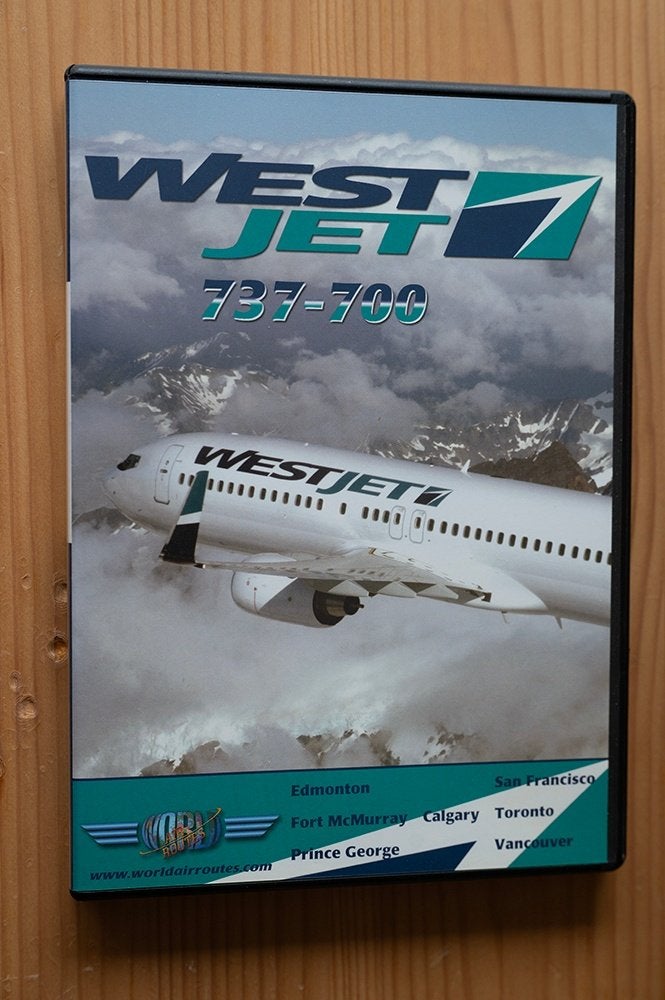 Dvd Boeing 737-700 Westjet (Canada), Ophalen of Verzenden, Zo goed als nieuw, Overige typen